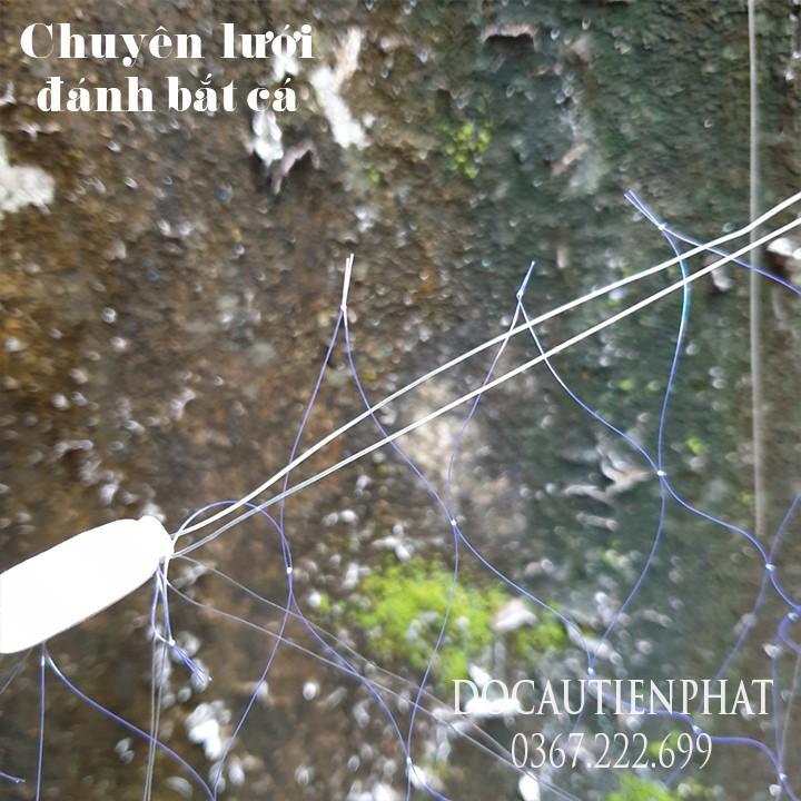 Lưới đánh cá ba màn sơi thái mắt 8cm cao 1m2 dài 70m