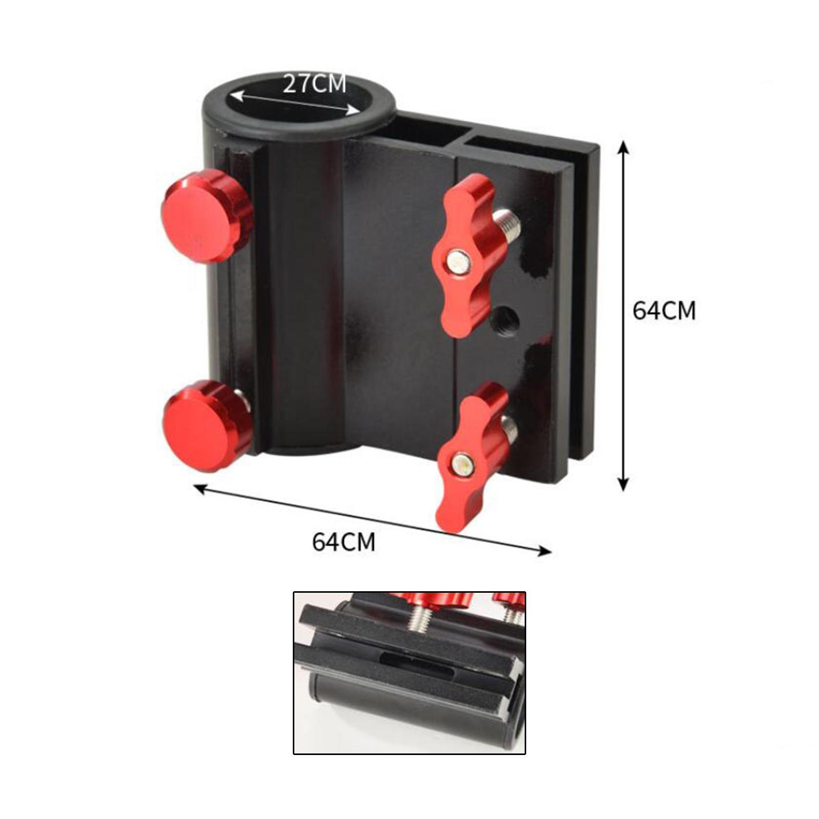 Bridge Fishing Umbrella Mount Umbrella Holder Heavy Duty Metal Aluminum Alloy Multipurpose Umbrella Stand Umbrella Fixed Clip for Fence Deck