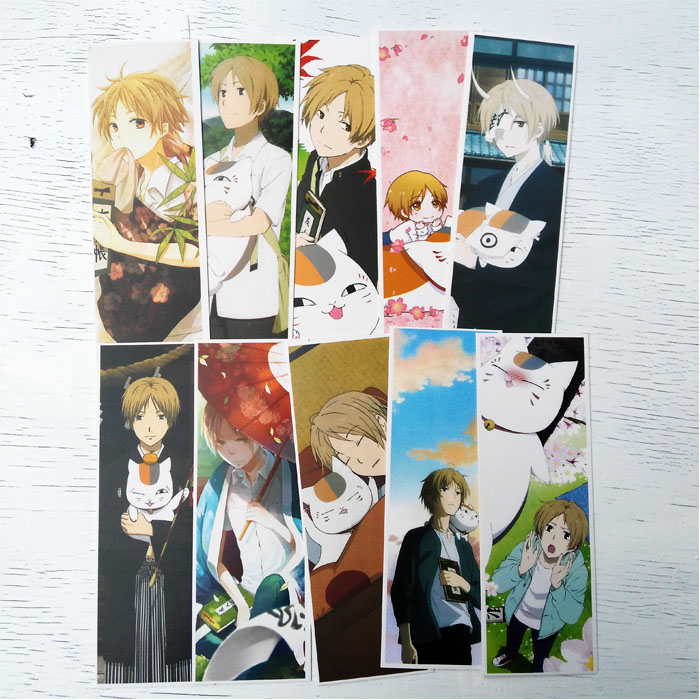 Hộp 36 Bookmark Natsume Yuujin chou 36 Tấm Đánh Dấu Sách Bìa Cứng ( Hữu Nhân Sổ ) Mẫu Mới Ver 2