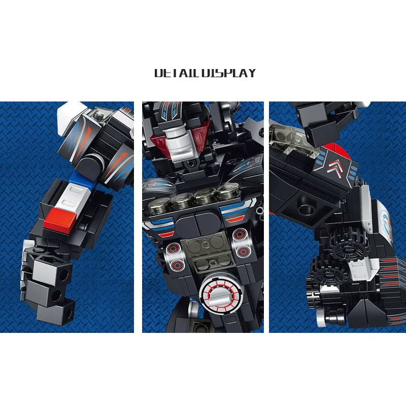 Đồ chơi lắp ráp Robot vũ trụ 12 in 1 - Panlos 633053 Robot Universe - Xếp hình thông minh - Đồ chơi trí tuệ