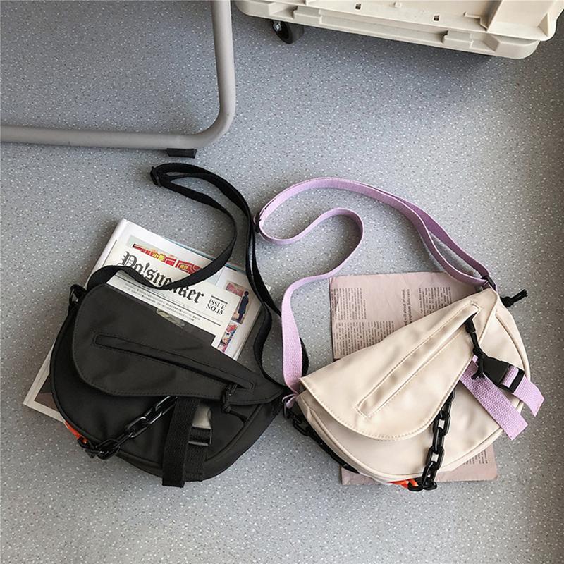 Thiết Kế Thời Trang Nữ Túi Đeo Vai Nhỏ Nylon Mềm Đeo Chéo Túi Đa Chức Năng Đơn Giản Đơn Cầm Tay Đeo Vai Cho Nữ XA715M
