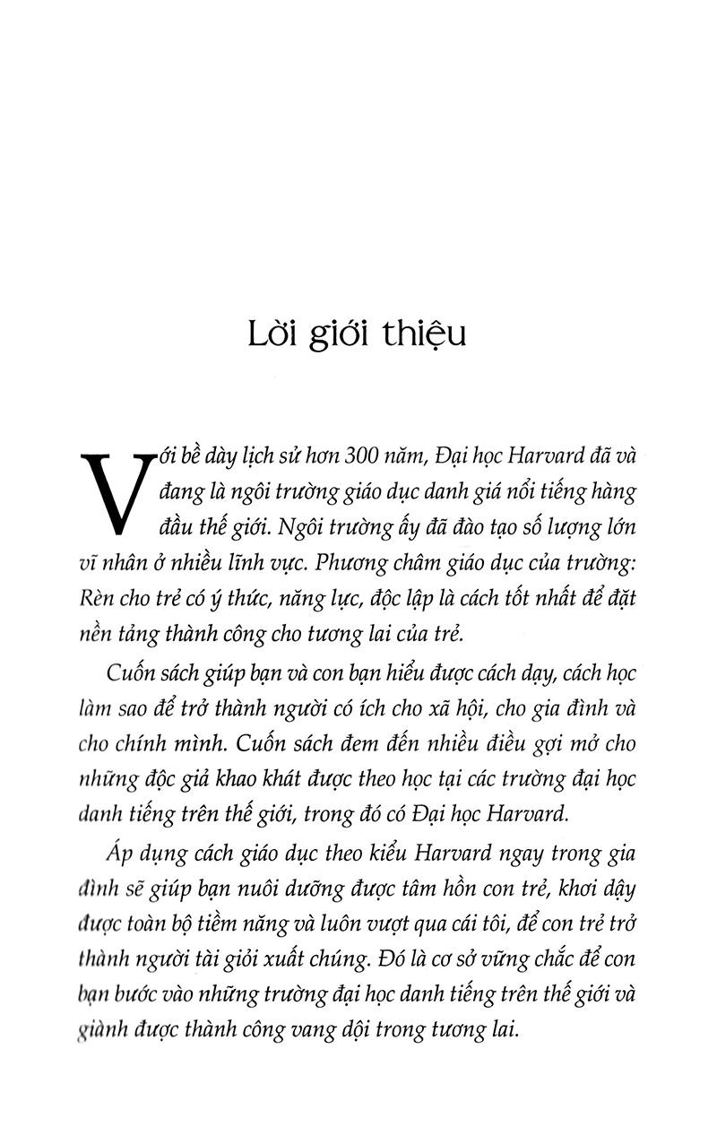 Giáo Dục Thành Công Theo Kiểu Harvard Tập 2