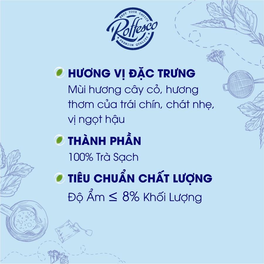 Trà Ô Long Thượng Hạng ROFFESCO PREMIUM OOLONG TEA Vị Đắng Nhẹ Túi 500g