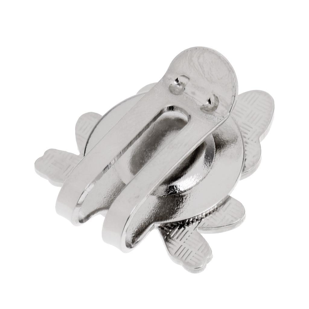 2-3pack Funny Frog Pattern Alloy Golf Ball Marker with Magnetic Hat Clip Golfer