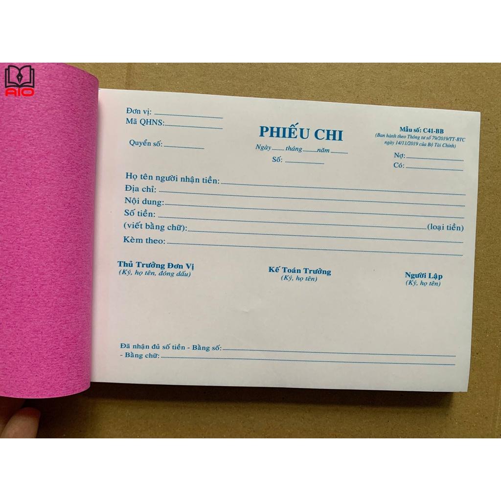 Phiếu chi 2 liên - 12.5 x 18.5 cm