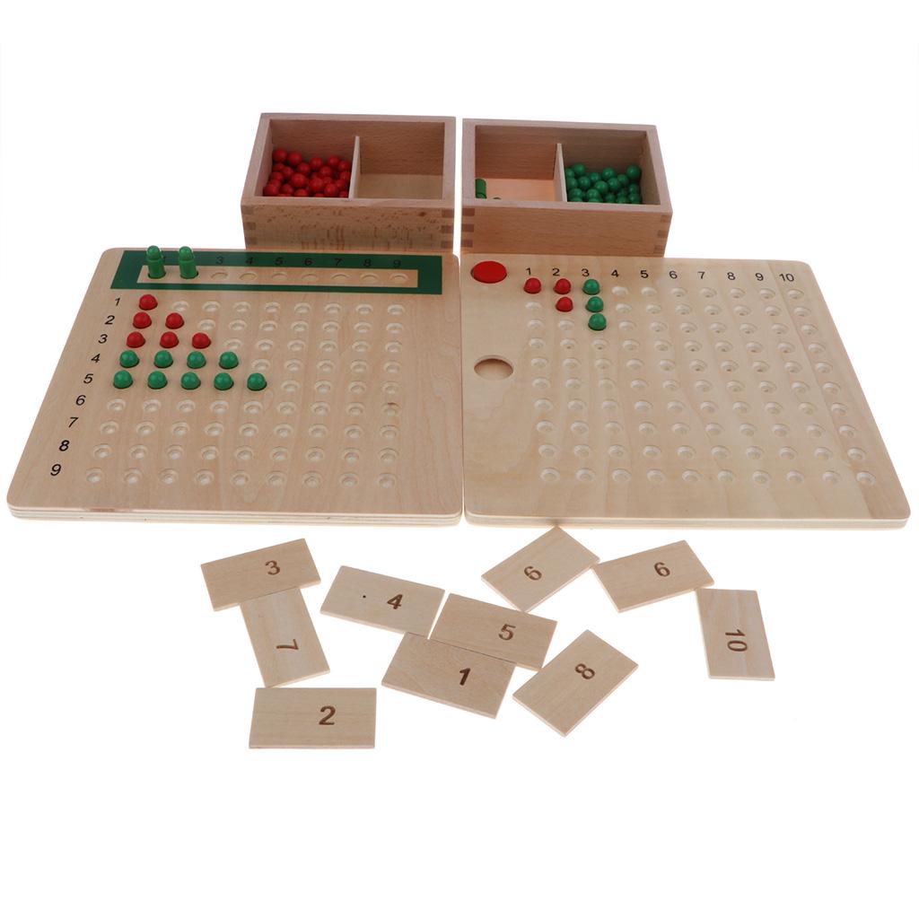 Montessori Toán Học Môn Toán Đính Hạt Ban-Phép Nhân Sư Đoàn Giảng Dạy