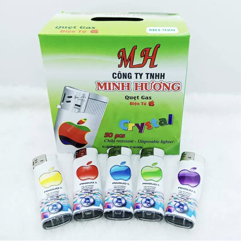 Quẹt Táo bấm Minh Hương ( hộp 50 cái )