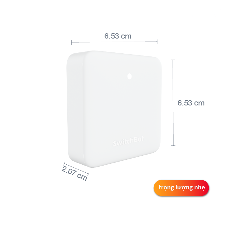 Bộ điều khiển trung tâm thông minh SWITCHBOT Hub Mini -Hàng chính hãng- IR blaster, kết nối Wifi cho các thiết bị cùng hệ, điều khiển máy lạnh, tương thích với Alexa, Google Home, HomePod, IFTTT