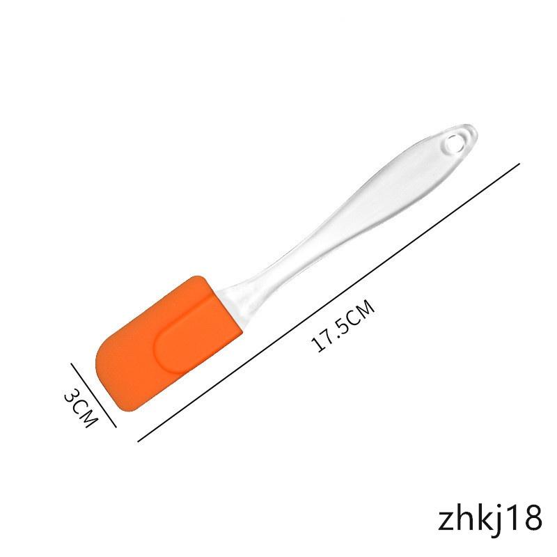 Muỗng Trộn Kem/ Bơ Bằng Silicone Thiết Kế Tay Cầm Pha Lê Tiện Dụng Cho Nhà Bếp