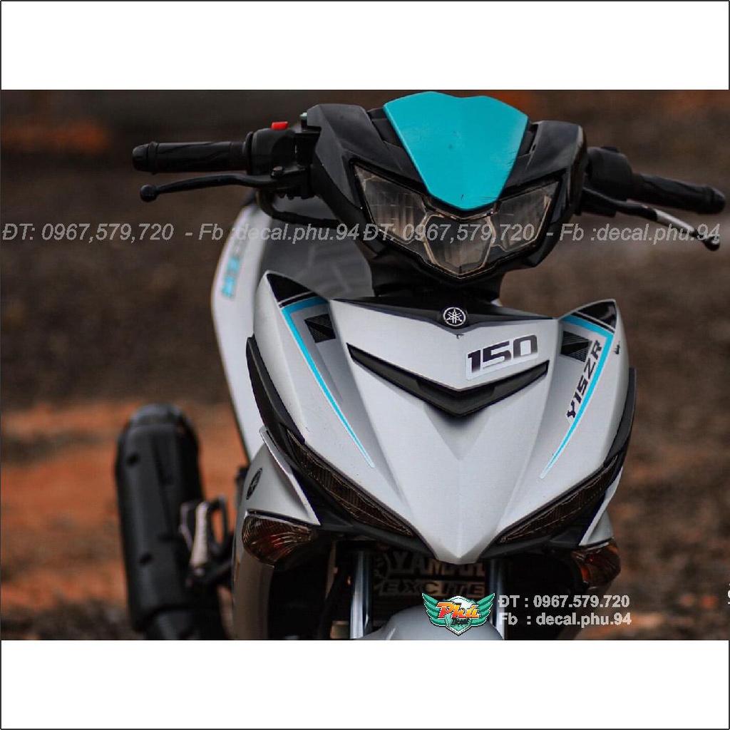 Tem Rời Exciter 150 Y15zr bạc đen xanh