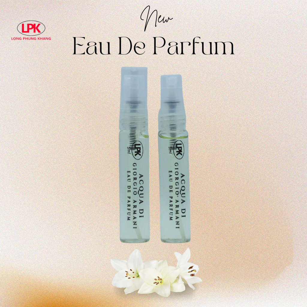 Nước Hoa Nam Cao Cấp AQUA DI 5ml &amp; 50mL LPK Eau De Parfum Chính Hãng