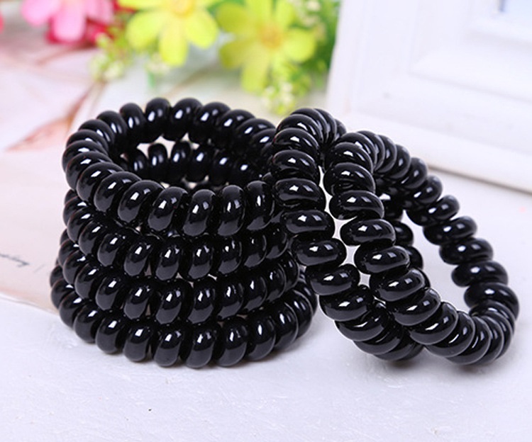 Bộ 24 móng tay giả đẹp tặng kèm thun lò xo cột tóc màu đen tiện lợi