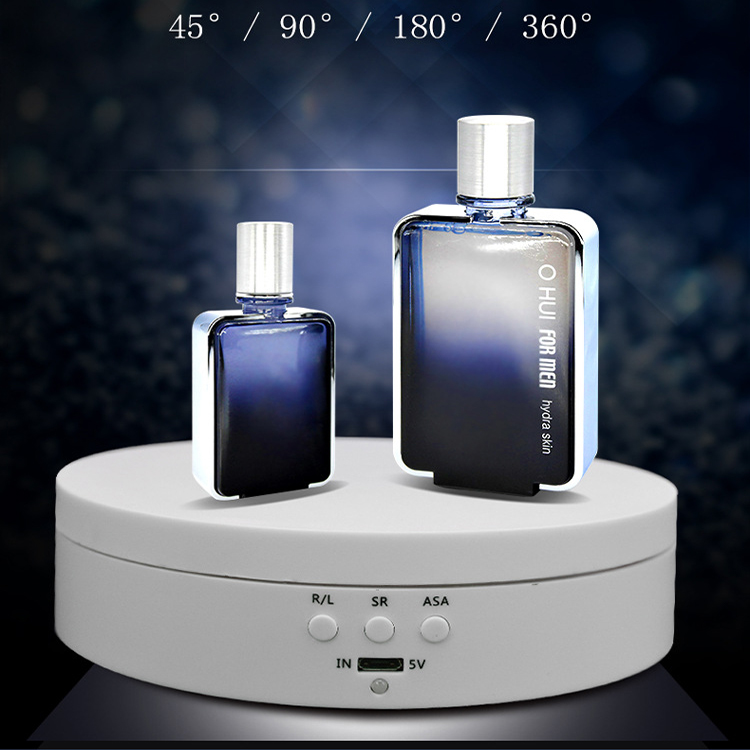 Bàn Xoay Sản Phẩm 360 Độ Cắm Nguồn USB + Pin Sạc Đường Kính 13,8cm Tải 3KG, Đế Xoay Trưng Bày Sản Phẩm Chỉnh Đa Tốc Độ
