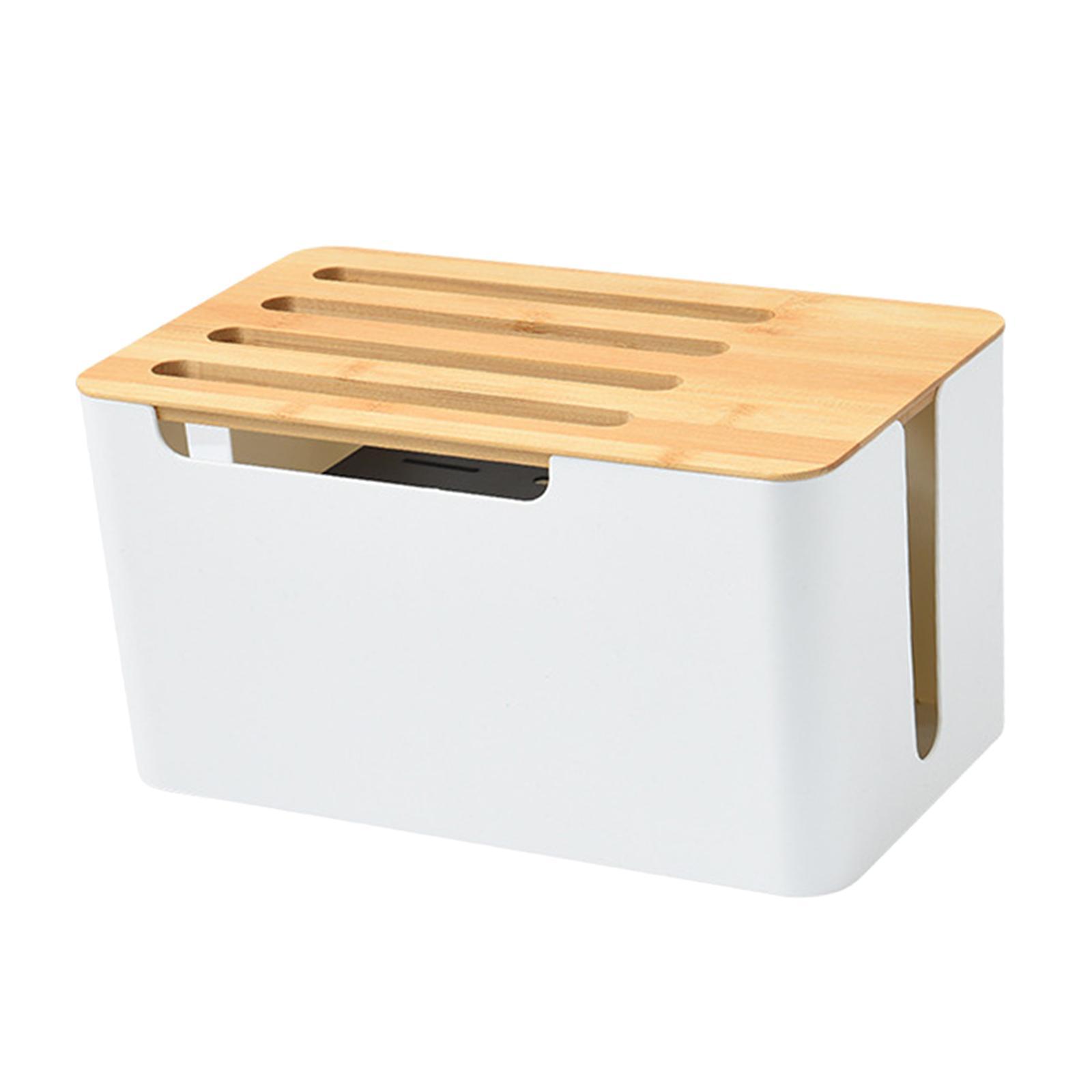 Shelf Storage Box Cable Management Organizer Cable Bracket for Office