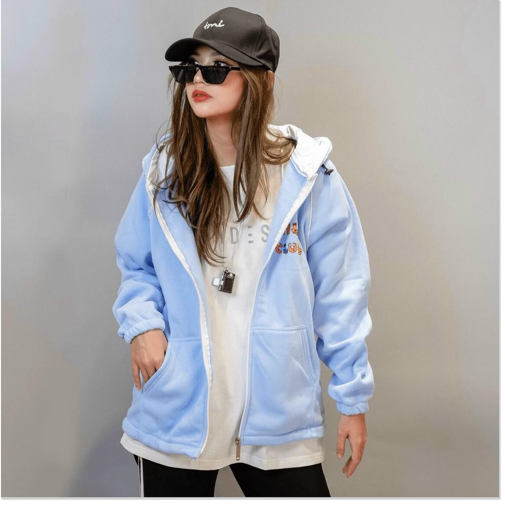 ÁO KHOAC NỈ HOODIES DÂY KÉO CỰC CHẤT DÀNH CHO CÁC BẠN TRẺ THỜI TRANG MỚI KINGSHOP79