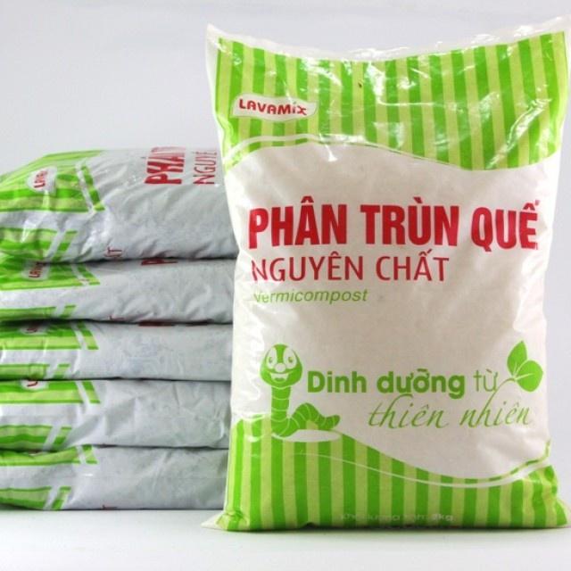 Phân trùn quế nguyên chất 100% dinh dưỡng từ thiên nhiên Lavamix gói 5kg