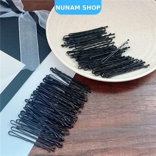 Set 50 cây kẹp tăm màu đen bóng loại đẹp đơn giản dễ sử dụng Nunam Shop