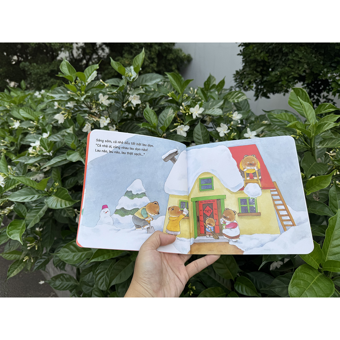 Chúc mừng năm mới - Sách tranh ehon Gấu con Kuma - Những chuyện nhỏ hàng ngày