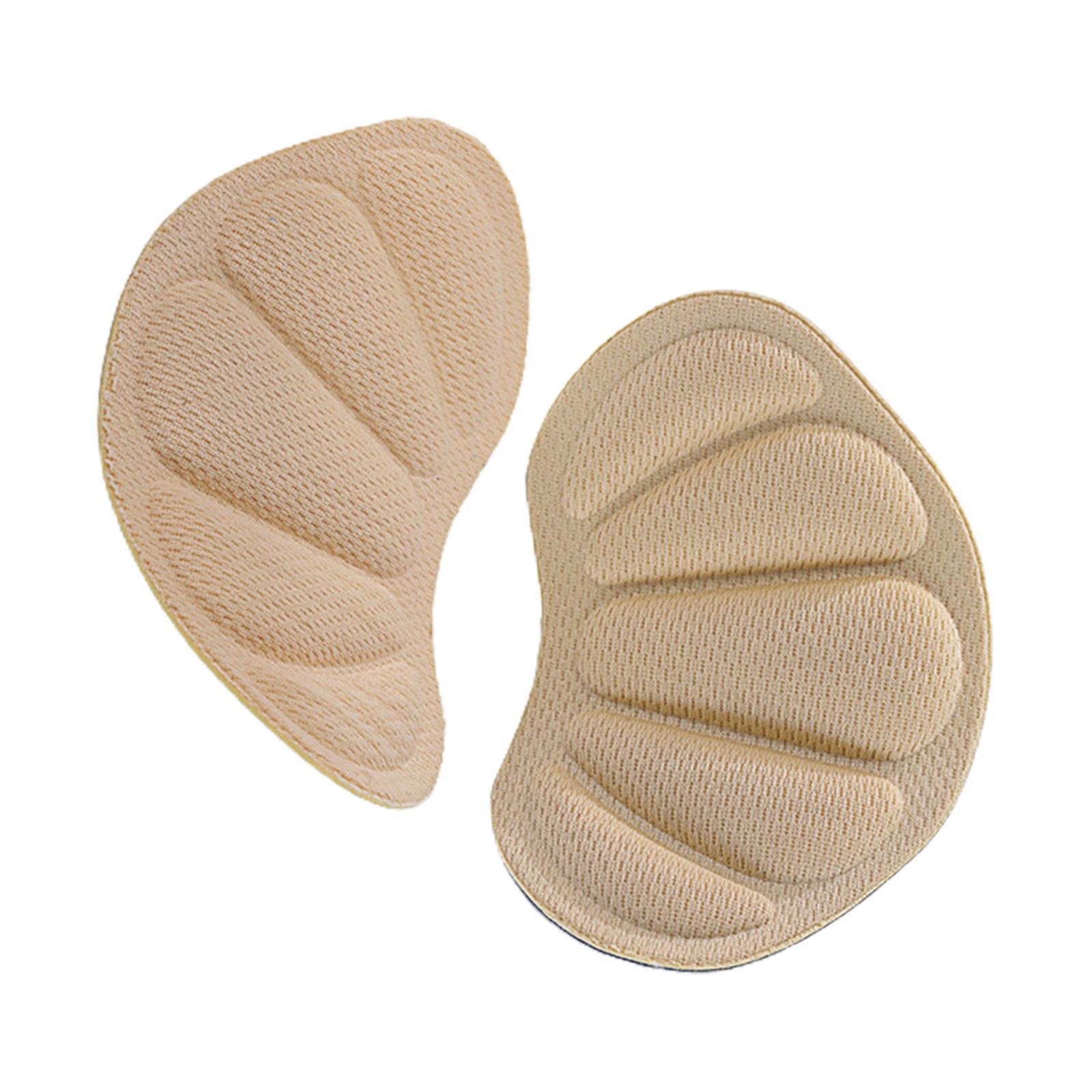 2 Pieces   Inserts, Insoles Soft Thicken Breathable Grips for Flats , Beige