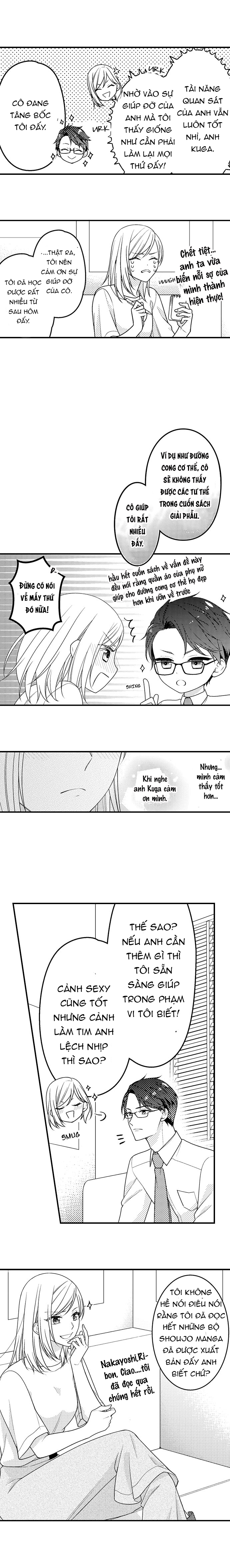 biên tập viên kuga : xử nam tàn bạo chapter 4.2 1