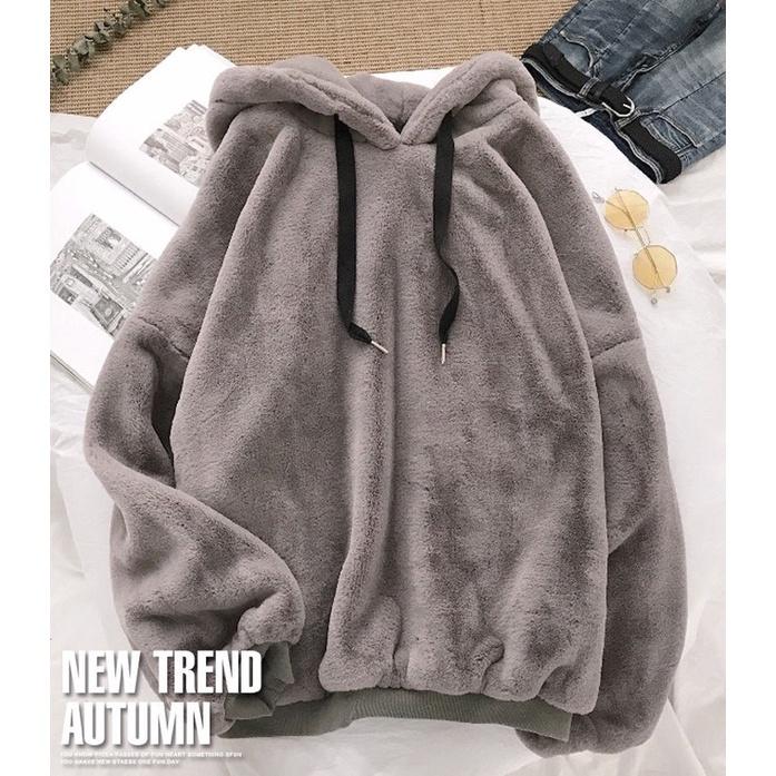 ◄❈✿ÁO LÔNG HOODIE NAM NỮ UNISEX CỪU MƯỢT MÀ SIÊU ẤM PHONG CÁCH ULZZANG HÀN QUỐC