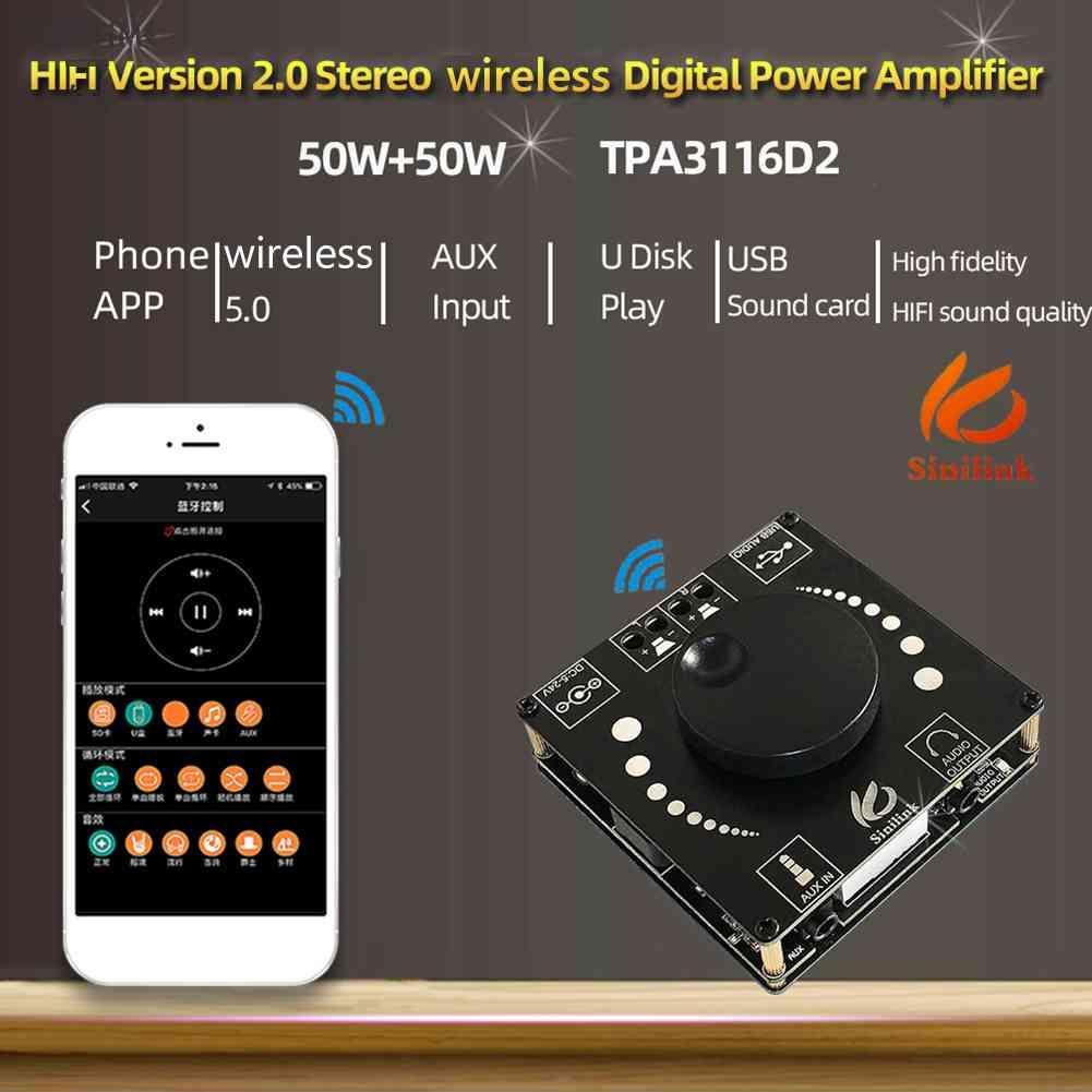 Mô Đun Khuếch Đại Âm Thanh HiFi Kênh Kép XY-AP50H 50Wx2 APP