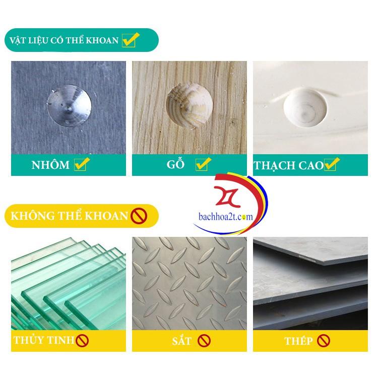 Bộ 5 mũi khoan khoét lỗ vát cạnh v2