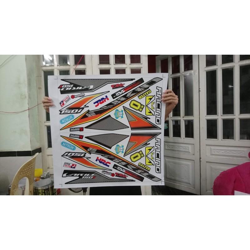 Tem rời dành cho Vario 150 2018 2020 đen