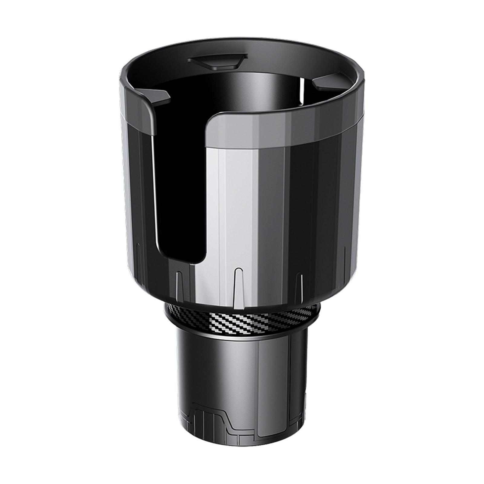 Car Cup Holder Expander ,Adjustable Base Rotatable Accessory Organizer Expandable Car Drink Holder Expander for Automobile Bottles Mugs