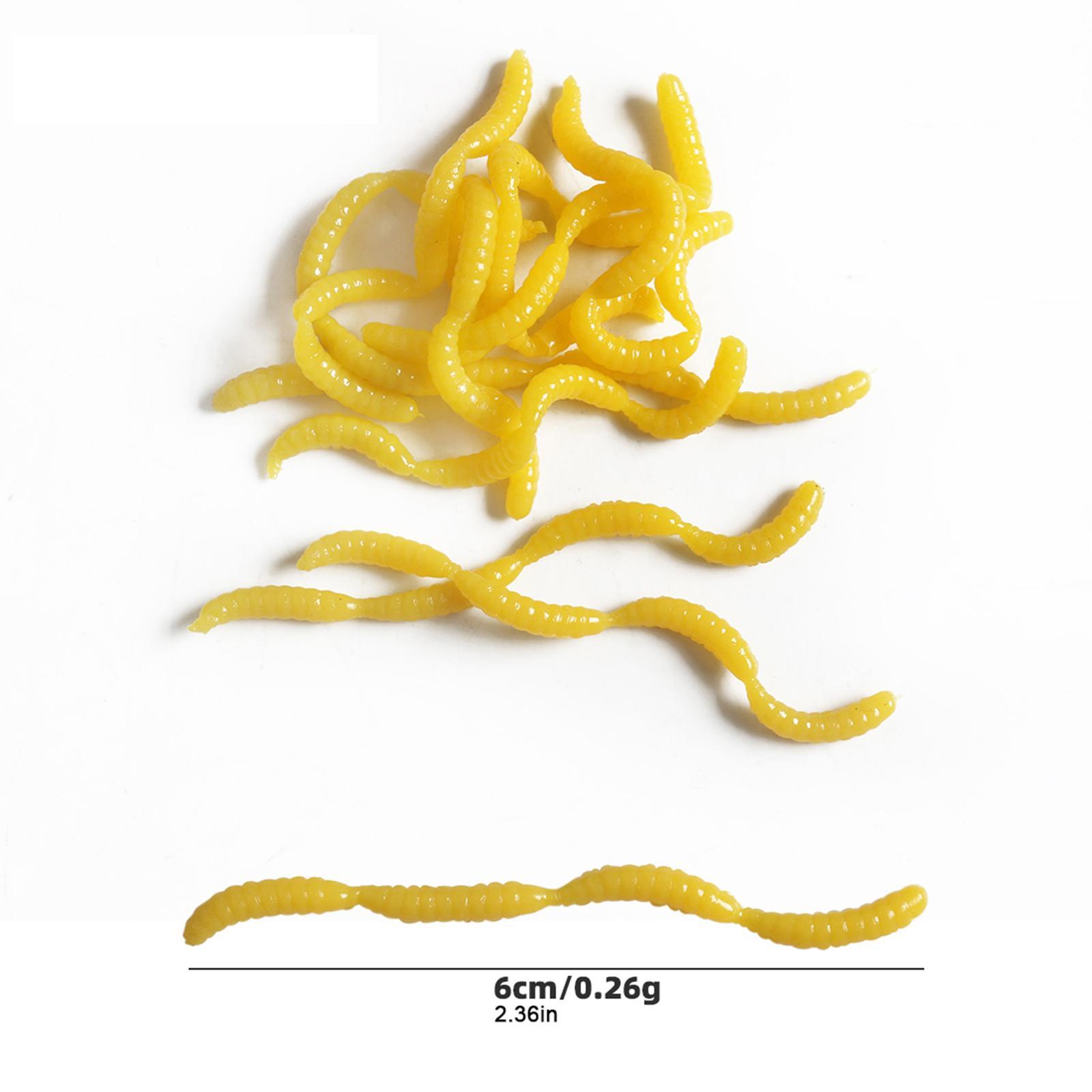 81Pcs Simulation Corn Fishing Baits Fishing Lures Floating Baits Worm Artificial Fishing Tackles Soft Lures Set for Salmon Bass