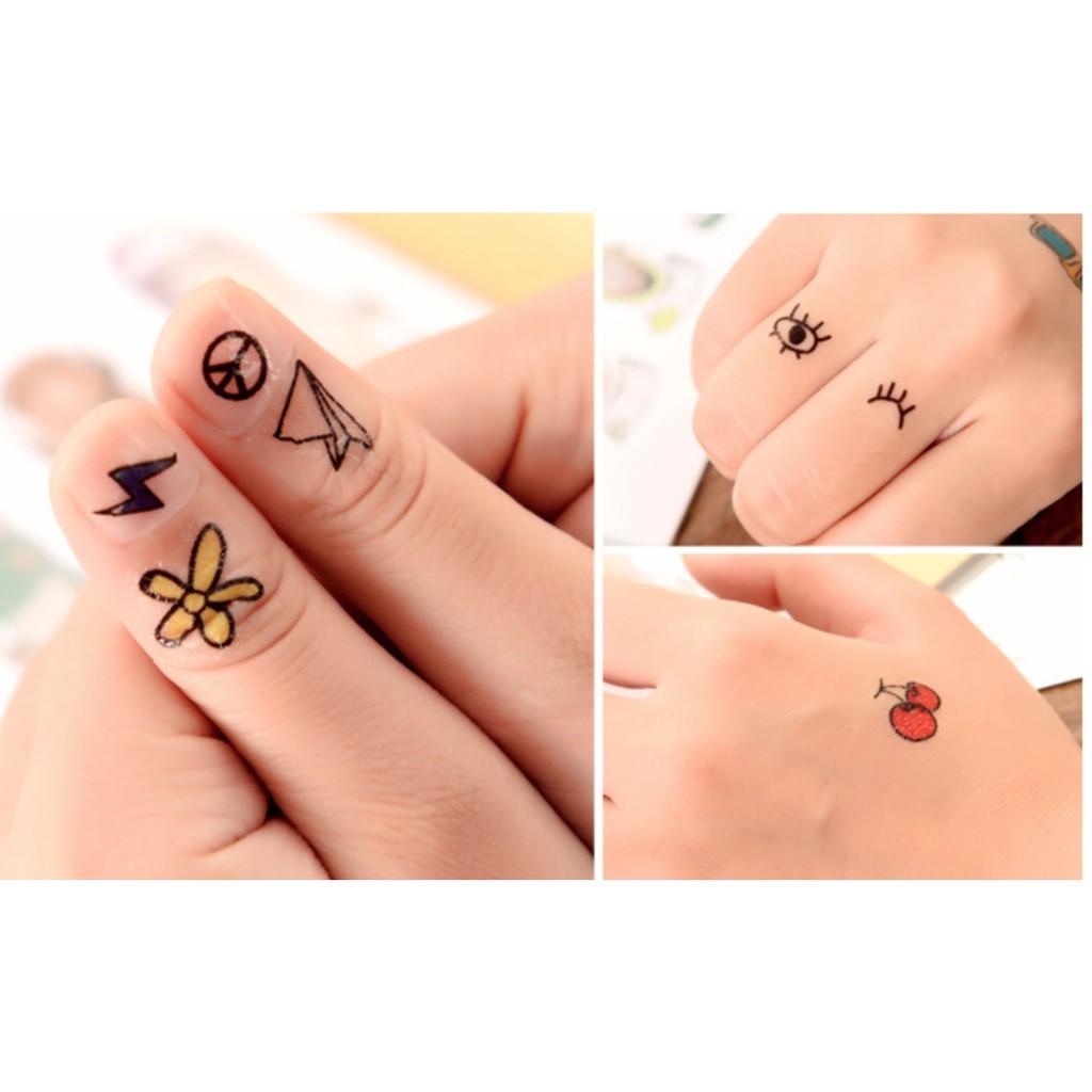 Hình xăm dán giáng sinh tattoo noel 10X6 cm+ qùa tặng kèm