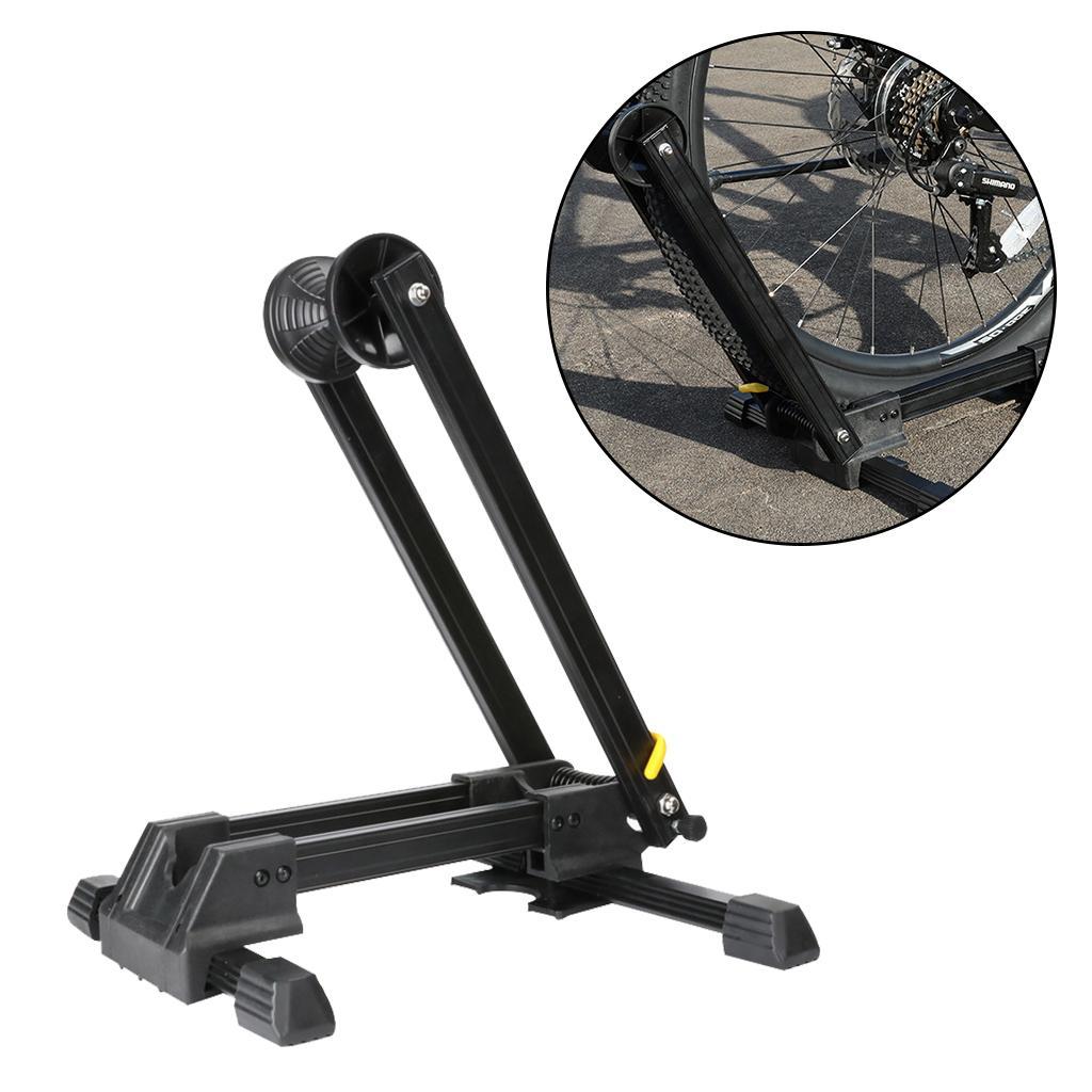 Folding Bicycle Parking Repair Floor Stand Rack Storage for Most Bike Cycle