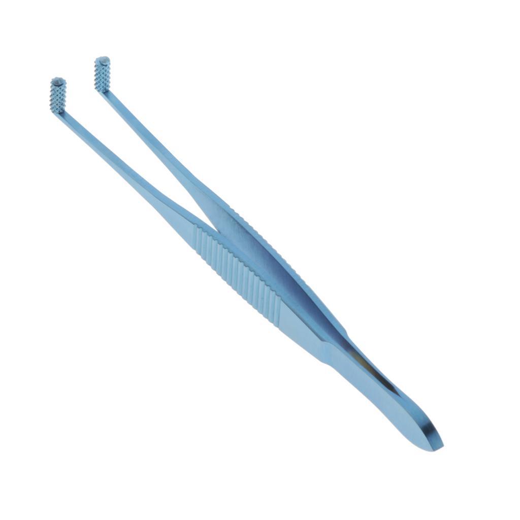 2pcs Stainless Steel Meibomian Gland Forceps Double Eyelid Massage Tweezers