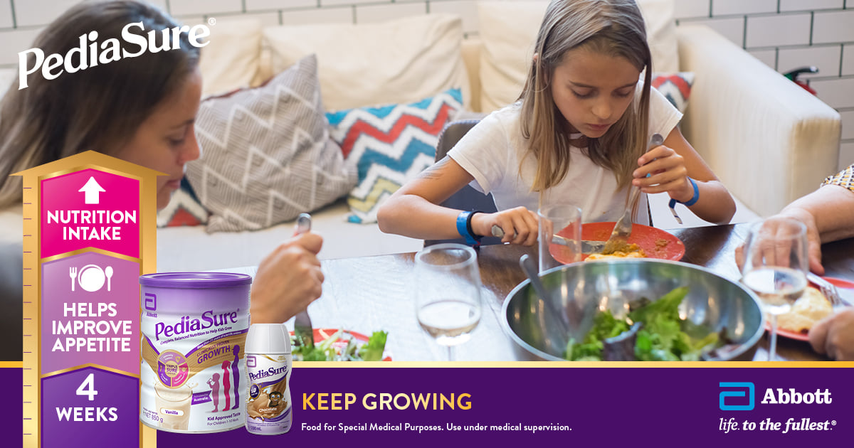 Sữa tăng chiều cao cho trẻ biếng ăn từ 1-10 tuổi Úc Pediasure Vanilla giúp phát triển cân đối chiều cao, cân nặng, trí não - OZ Slim Store