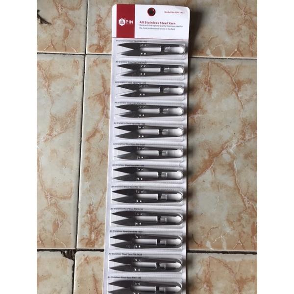 1 vỉ kéo bấm chỉ inox 304 , mã 1433 , vỉ 12 cây giá yêu thương