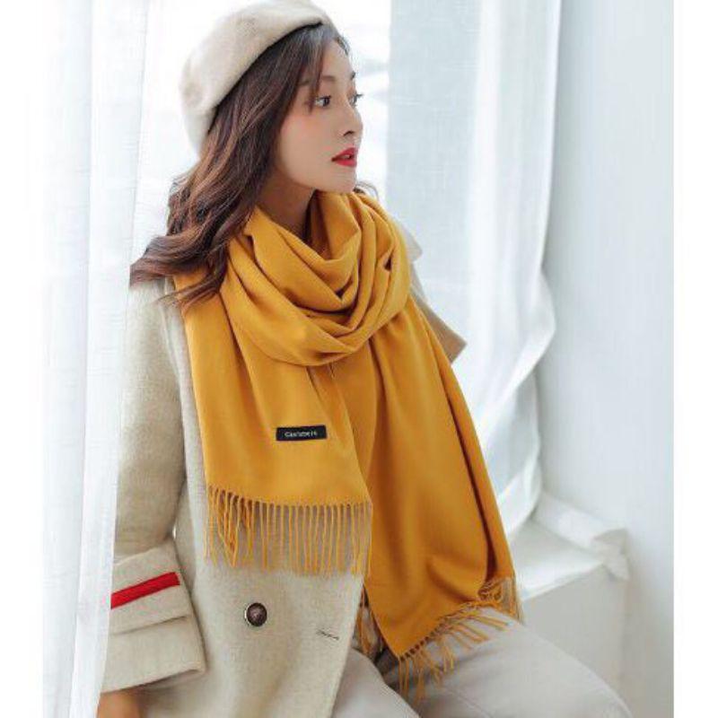 Khăn quàng cổ nam nữ cashmere phong cách hàn quốc