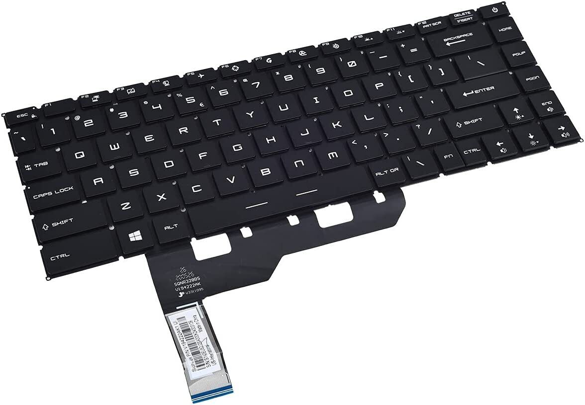Bàn phím dành cho Laptop MSI GS66 Stealth 10SD 10SF GE66 Raider 10SF MS-1541 RGB backlit US Keyboard Hàng nhập khẩu