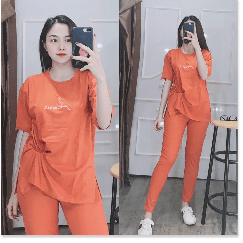 SET BỘ THUN NỮ,CHẤT LIỆU VÃI THOÁNG MÁT VÀ CO GIẢN 4C THỜI TRANG KME.STORE