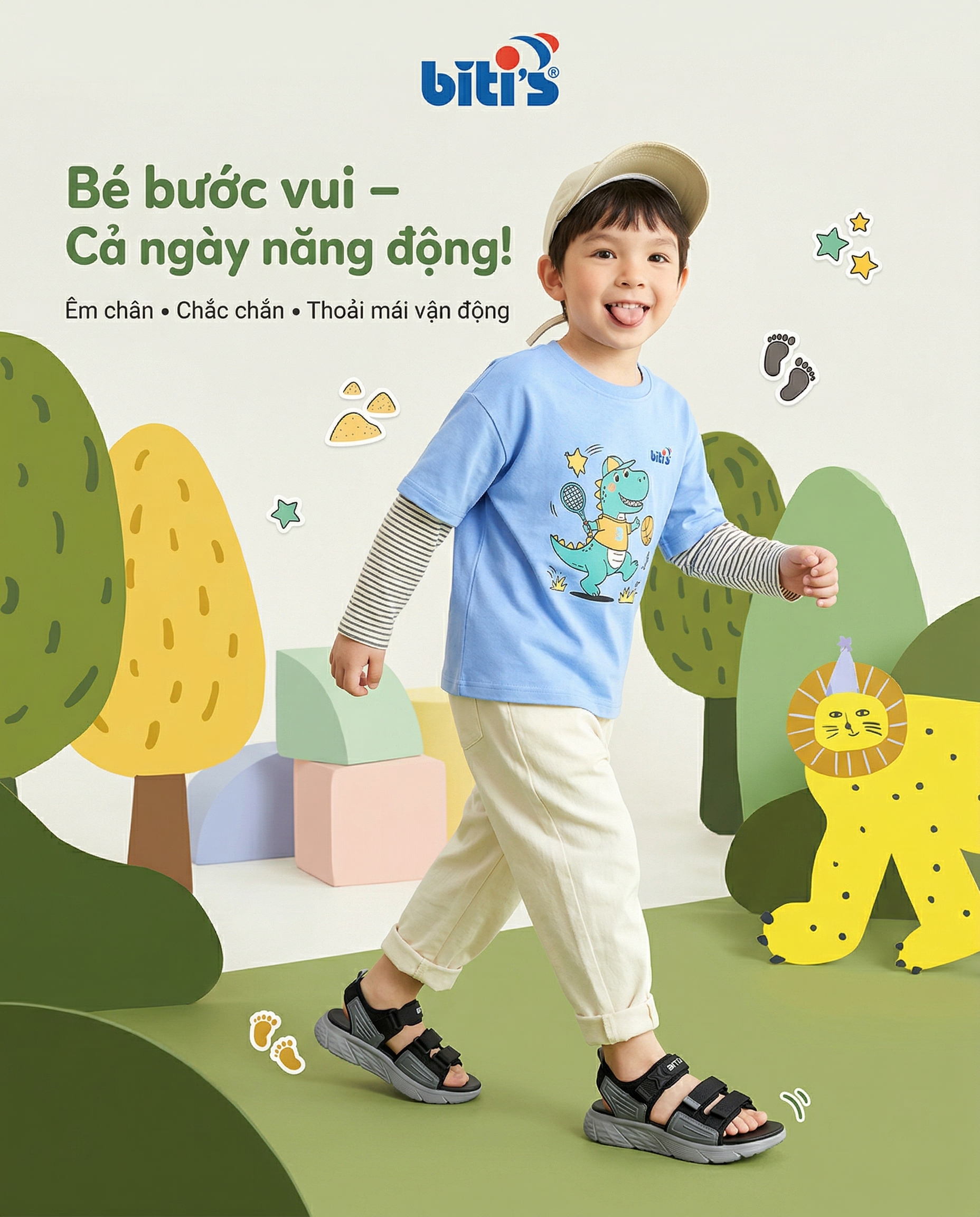 Sandal Biti's bé trai (30-38)