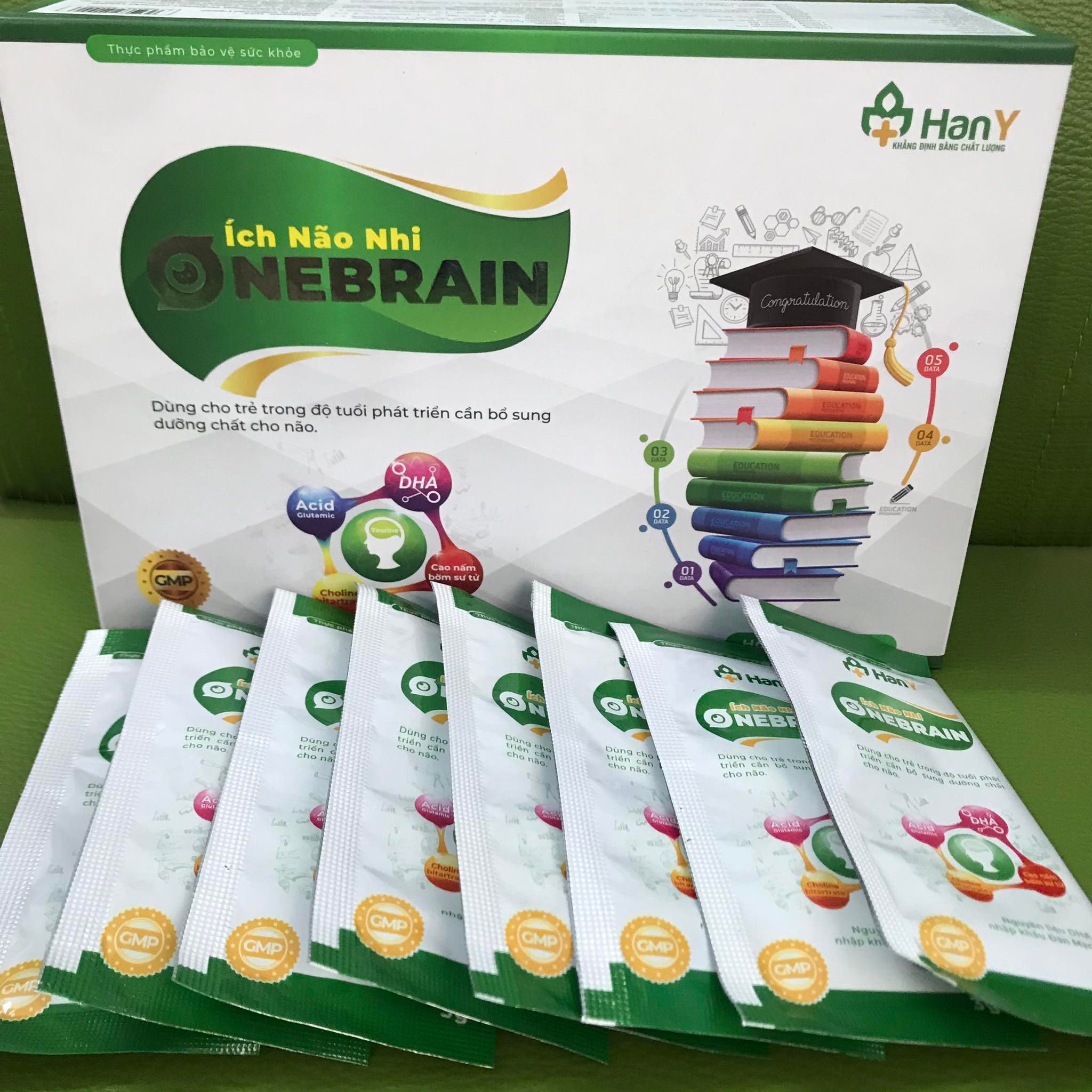 Cốm Ích Não Nhi ONEBRAIN Giúp Hổ Trợ Phát Triển Trí Não Vị Thơm Ngon Dễ Uống