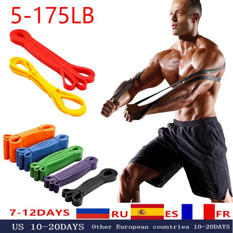 Băng sức đề kháng 20cm Các ban nhạc tập thể dục cho thể thao kéo lên yoga kéo dài vòng lặp vòng lặp tập thể dục Color: 2PCS