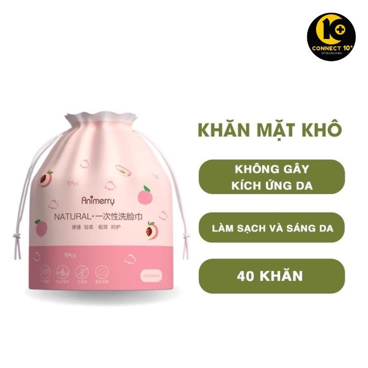 Khăn lau mặt dùng 1 lần 100% BÔNG TỰ NHIÊN - CUỘN KHĂN GIẤY LAU MẶT ĐA NĂNG KHĂN KHÔ TẨY TRANG