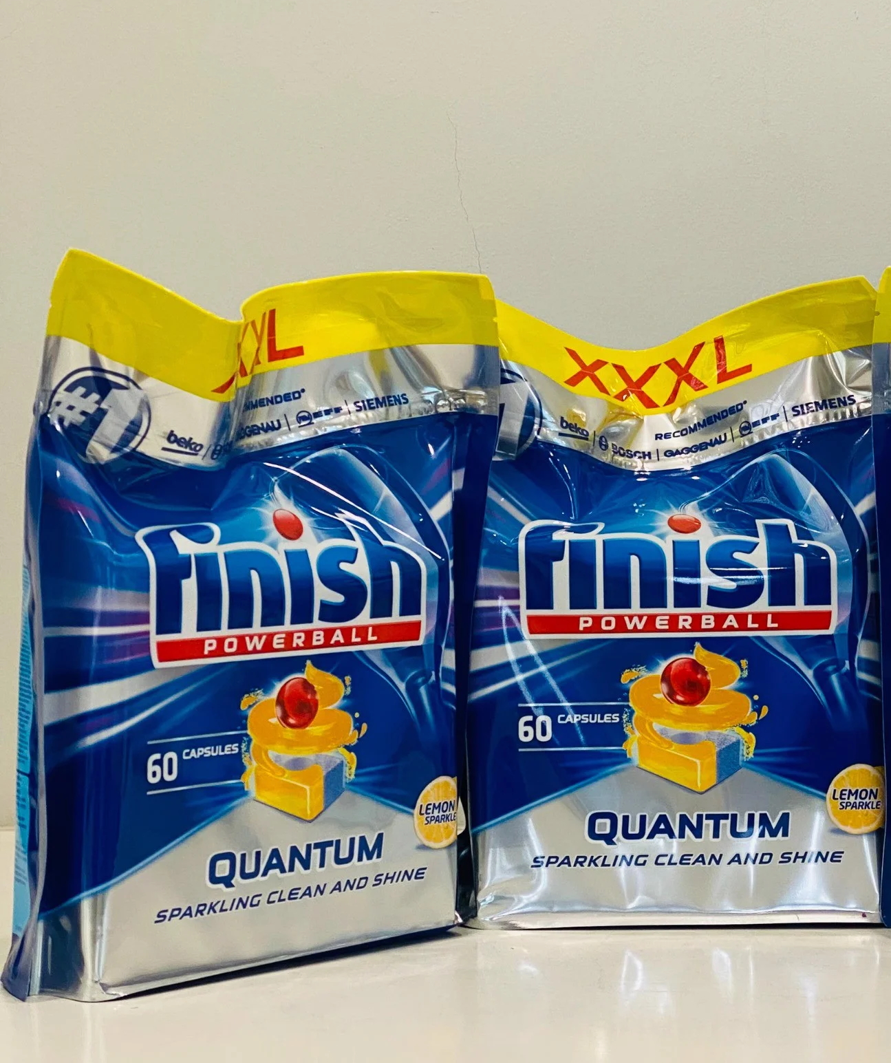 Viên rửa bát finish quantum max túi 60 viên