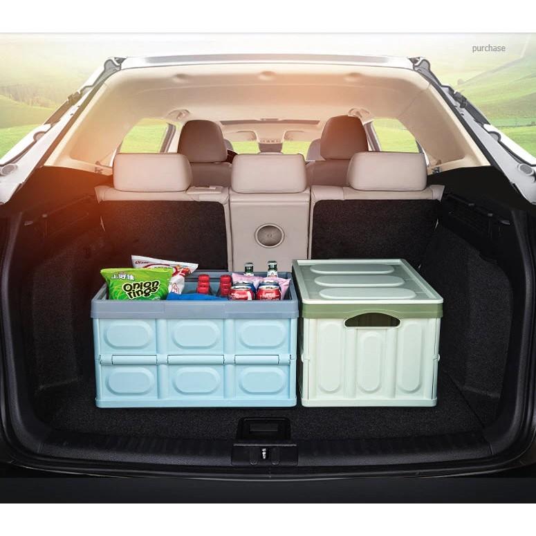 Thùng Đựng Đồ Cốp Sau Ô Tô - Hộp Đựng Đồ Có Thể Gấp Gọn Dung Tích 56 Lít