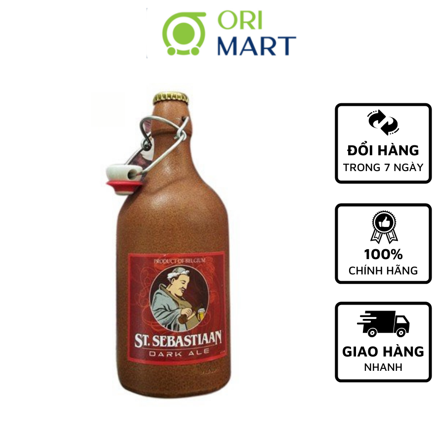 Bia Sứ Thầy Tu ST.SEBASTIAAN DARK Hương Vị Đậm Đà 500ml Nhập Khẩu Từ Bỉ ORIMART