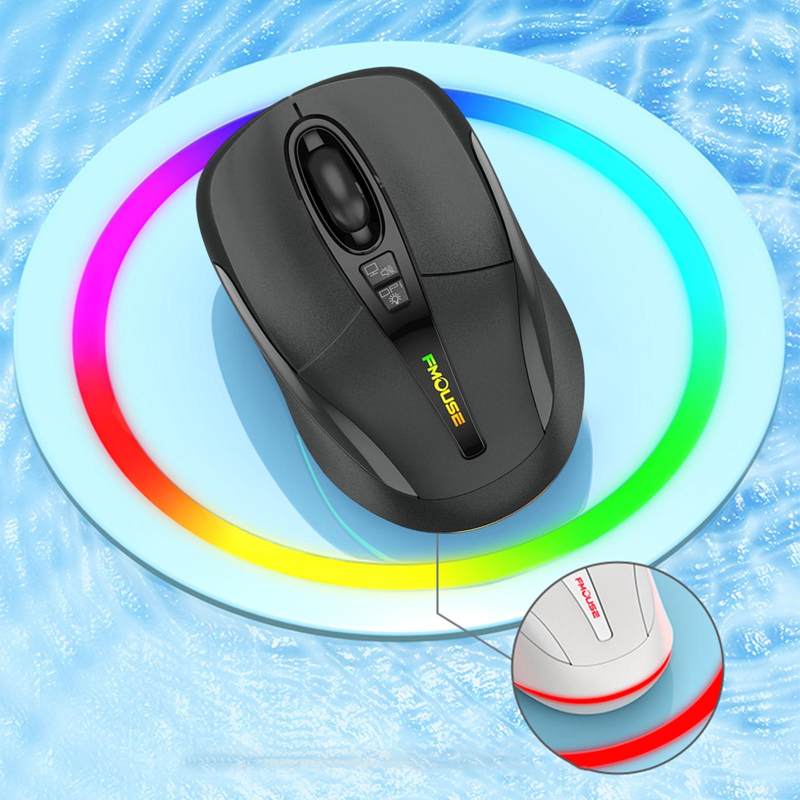 Bluetooth Mouse Portable Type for Windows 8 and above Office Elegant Black