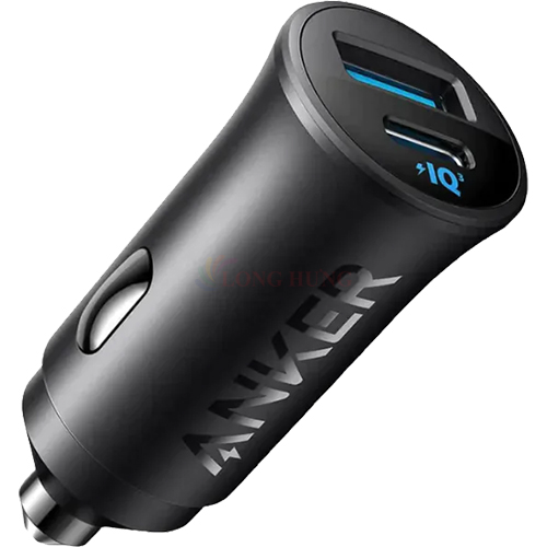 Cốc sạc xe hơi Anker Ultra-Compact Dual-Port 1USB 1Type-C 30W A2741 - Hàng chính hãng