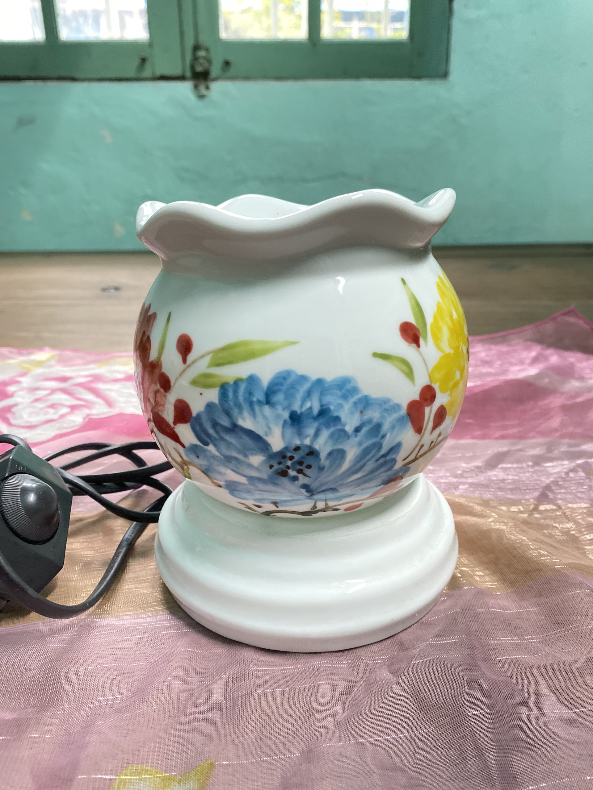 Đèn xông tinh dầu gốm Bát Tràng Gốm sứ Thấu Quang cao cấp, Cherry Tran Shop – Chuyên hàng thanh lý giá rẻ