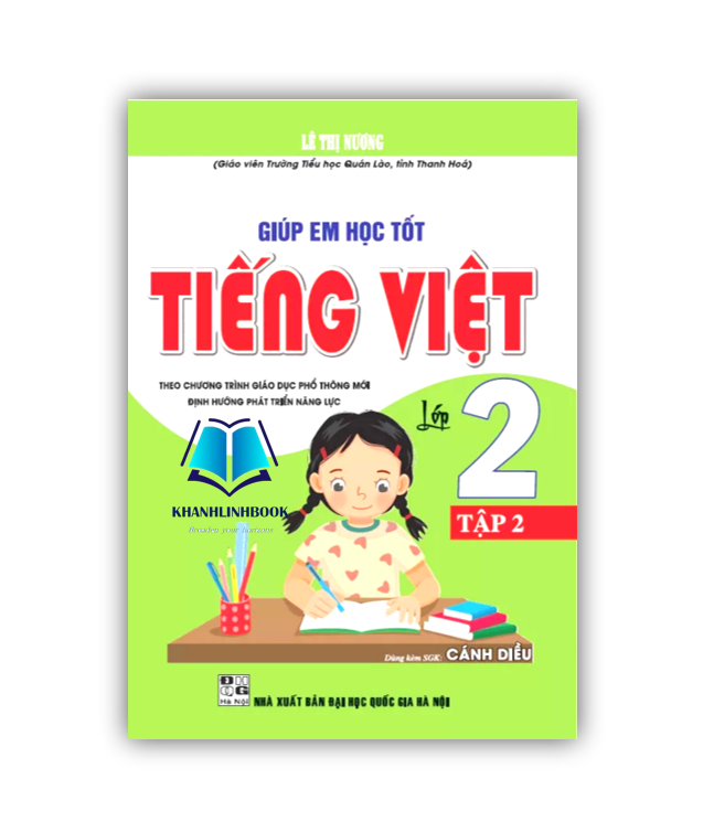 Sách - Combo Giúp em học tốt tiếng việt 2 tập 1 + 2 (dùng kèm sgk cánh diều)