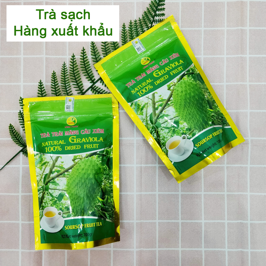 Trà Mãng Cầu Xiêm Thiên Nhiên Vĩnh Phát - Trà Trái Mãng Cầu Xiêm Vĩnh Phát 100% Tự Nhiên Từ Thịt Trái Mãng Cầu Xiêm Giúp Hỗ Trợ Điều Trị Cao Huyết Áp, Tiểu Đường, Thiếu Máu...